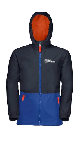 Jack Wolfskin Übergangsjacke Snowy Days - Wasser- und winddicht für Kinder - Bekleidung Kinder - Robuste Übergangsjacke mit Fleece-Innenseite für optimalen Kälteschutz, ideal für Herbstabenteuer im Freien.