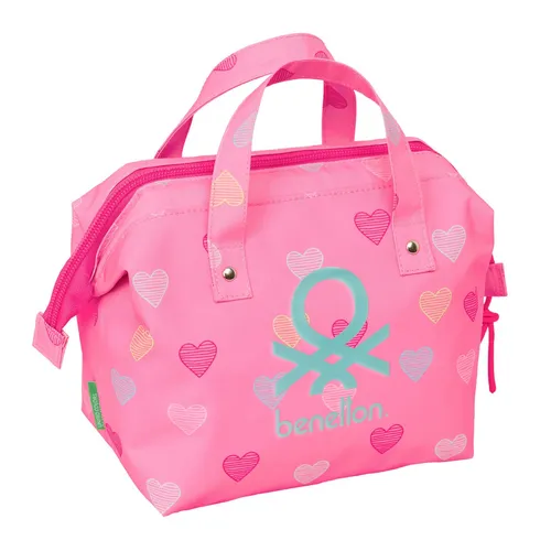 Reise-Toilettentasche Benetton Heart Rosa 26.5 x 17.5 x 12.5 cm