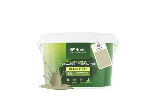 Veluxis® Wandfarbe Universal - Hochwertige Innenfarbe mit starker Deckkraft - Verleihen Sie Ihren Räumen mit der Veluxis® Wandfarbe Universal eine elegante Note. Die tropfarm und geruchsarme Formel sorgt für ein sauberes Streicherlebnis und beeindruckende Ergebnisse – ideal für kreative Raumgestaltungen.
