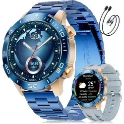 AMOLED Smartwatch mit Anruffunktion, 1,43'' Display, 170+ Sportmodi, IP68, langer Akku & Gesundheits-Tracking