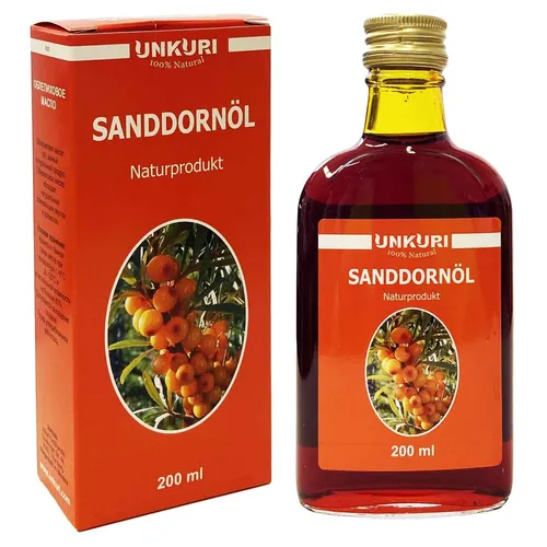 Sanddornöl Naturprodukt 200 ml – Hautpflege