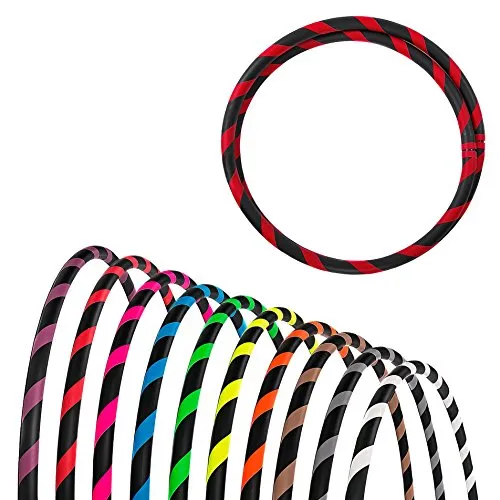 Faltbarer Anfänger Hula Hoop Reifen Ø90cm in Rot - Der Hoopomania Hula Hoop Reifen ist ideal für Einsteiger und erfahrene Hooper. Mit innovativer Falt-Funktion lässt er sich leicht transportieren. Perfekt für das Üben neuer Tricks und aus hochwertigem Material gefertigt.