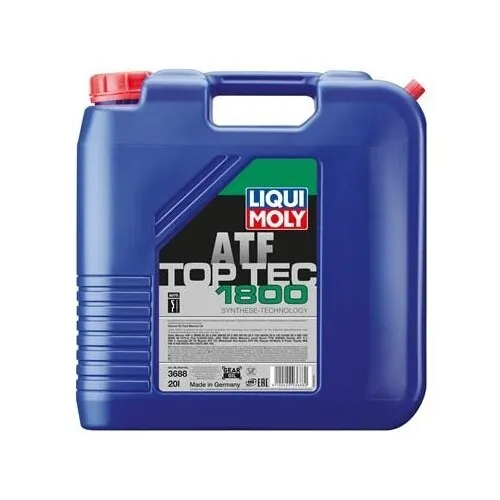 Liqui Moly Getriebeöl Top Tec ATF 1800 3688 - Hochleistungs-Getriebeöl für automatische Getriebe, sorgt für optimale Schaltleistung und schützt vor Verschleiß.