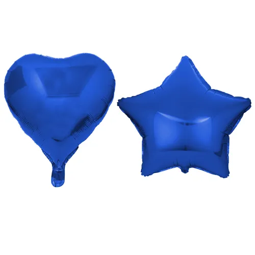 Folienballon Herz, Stern 45 cm Helium Luftballon Deko Ballon Geburtstag Party