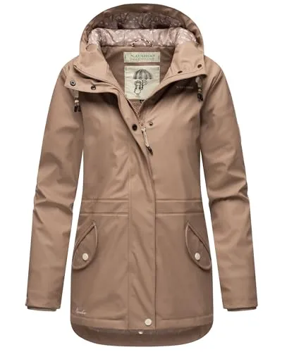 Navahoo Damen Regenjacke Ocean Heart in beige von NAVAHOO