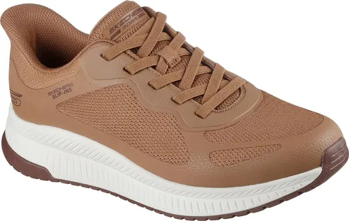 SKECHERS BOBS SQUAD 4 Slip-On Sneaker, Herren, Gr. 48,5, braun - Sneaker für Herren mit Skechers Hands Free Slip-ins Technologie, die ein einfaches Reinschlüpfen ermöglicht. Ideal für lässige Outfits und den Alltag.