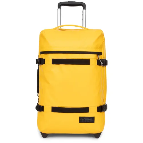 Eastpak Authentic Travel Transit'r S Rollreisetasche 51 cm - Tarp Yolk - Trolley mit zwei Hauptfächern und TSA-Codeschloss, ideal für sicheres Reisen. 100% vegan, strapazierfähig und stilvoll mit Aluminiumrohren und Schutzkufen.