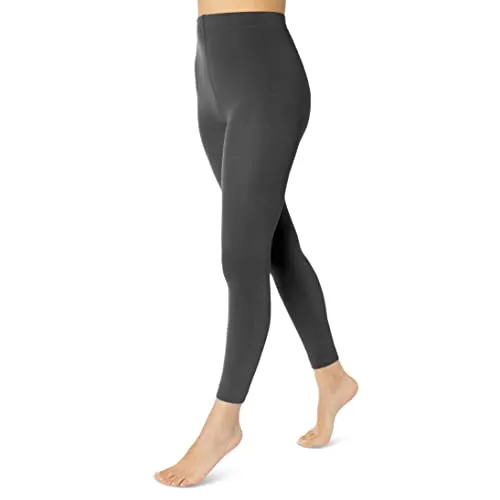 sockenkauf24 Damen THERMO Leggings mit Innenfleece extra warm Winter Leggings WP (42/44, Anthrazit)