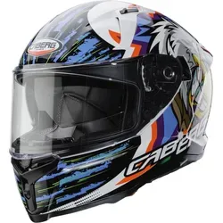 Caberg Avalon Hawk Helm, mehrfarbig, Größe XS - Motorradhelm mit kratzfestem Visier, integrierter Sonnenblende und FoGCity®Go Vorbereitung für optimalen Fahrkomfort.