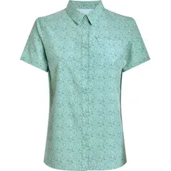 McKINLEY Damen Bluse Palila II W - Funktionale Outdoor Bluse für aktive Frauen. Leicht, atmungsaktiv und schnelltrocknend, ideal für Wandern und Trekking. Mit praktischer Brusttasche und stylischem Alloverprint.