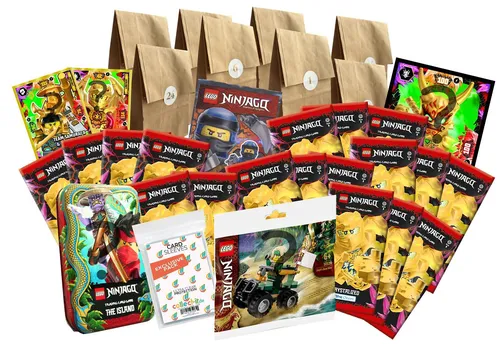 LEGO Ninjago Adventskalender 2023 - 24 spannende Überraschungen - Adventskalender mit 24 Überraschungen aus der beliebten LEGO Ninjago Serie, ideal für Fans und Sammler, um die Vorweihnachtszeit zu versüßen.