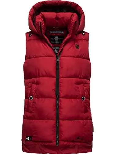 Produktbild MARIKOO Damen Steppweste Zarinaa Blood Red Gr. XS
