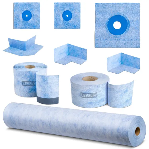 DichtSet Dichtband B2 - Schimmelresistente Abdichtung - Dichtmaterialien für Innen und Außen, wasser- und frostbeständig. Ideal für Badezimmer, Balkon und Terrasse. Mit 10m Dichtbahn für zuverlässigen Schutz.