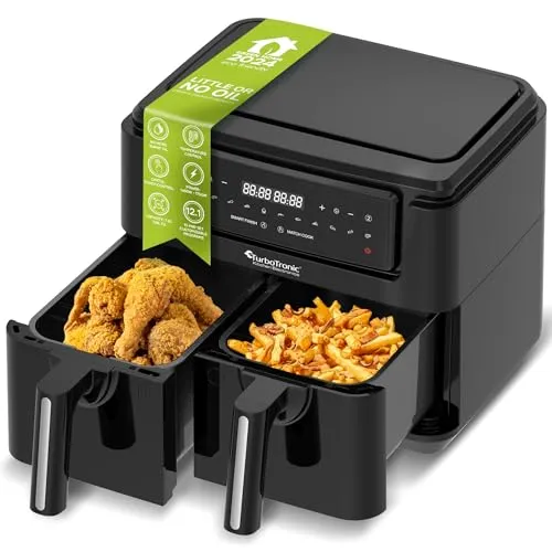 Heißluftfritteuse XXL doppel Airfryer 1750W 7,6L