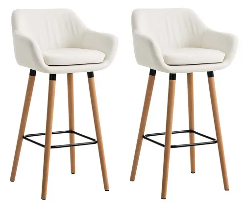 TPFLiving Barhocker Grande in weiß von TPFLiving