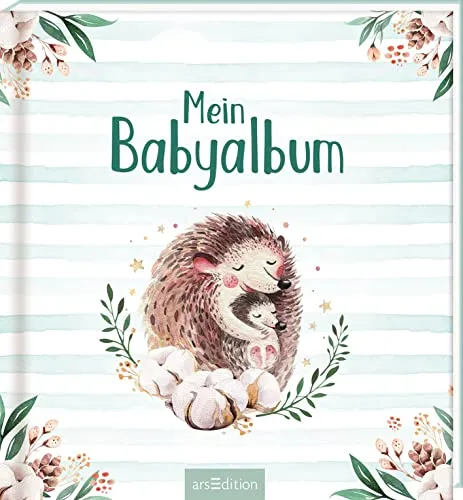 Mein Babyalbum: Erinnerungsalbum fürs erste Jahr - Alben für die schönsten Momente, liebevoll gestaltet, um die ersten Schritte und Worte Ihres Babys festzuhalten.
