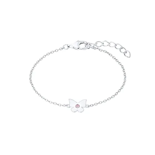 Prinzessin Lillifee Armkette Blume Silber 2035983 - Armband in silberfarben mit blumigem Design, ideal für kleine Prinzessinnen und perfekt zum Verzaubern jeder Garderobe.