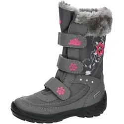 Lico Mädchen Mary V Schneestiefel, Grau Pink, 33 EU - Wanderschuhe für winterliche Outdoor-Aktivitäten, rutschfeste Gummisohle für sicheren Halt und bequemes, warmes Innenfutter für ganztägigen Komfort.