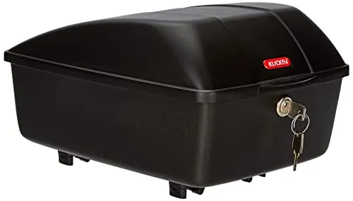 KLICKfix Fahrradbox 12L für Racktime Träger, schwarz