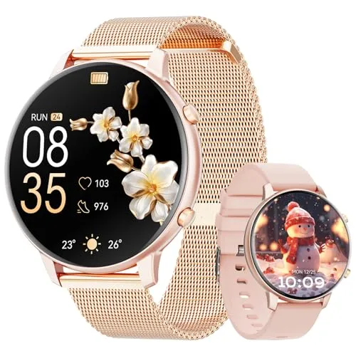 Hwagol Smartwatch Damen Herren, 1.39