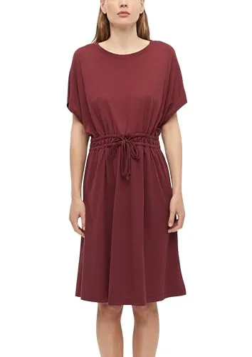 s.Oliver Jersey-Kleid mit Tunnelzug - Stylisches Jersey-Kleid mit Tunnelzug für einen perfekten Sitz. Aus weichem Baumwollmix, ohne Futter und in modischem Design. Ideal für entspannte Tage oder besondere Anlässe.
