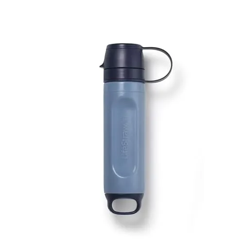 LifeStraw Peak Series - Solo Personal Water Filter - Campingzubehör mit ultraleichtem Design, entfernt 99,999999% Bakterien und Mikroplastik, ideal für sicheres Trinkwasser beim Wandern und Reisen.