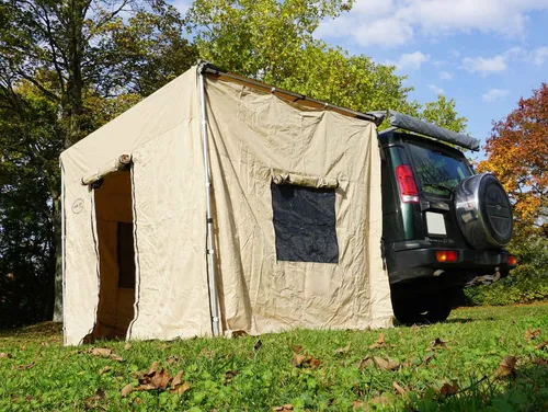 Prime Tech Seitenwände für Markise, groß, beige