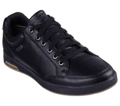 Skechers Cavell - Sparkman 210944-BLK Herren Sneaker - Schwarze Halbschuhe von Skechers, ideal für ganzjährigen Komfort und einfaches Anziehen dank Slip-On-Verschluss.