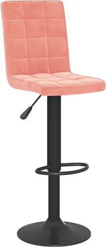 vidaXL Barhocker Rosa Samt in pink von vidaXL