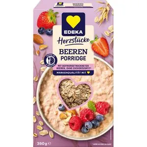 Edeka Haferbrei Herzstücke Beeren-Porridge, 350 g