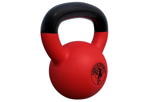 GORILLA SPORTS Kettlebell 2 - 32 kg Gewichte, Gusseisen, Neopren - Kugelhantel, Schwunghantel, (Einzeln / Set), Bodenschonende, Kugelgewicht für Fitness, Gym, Krafttraining