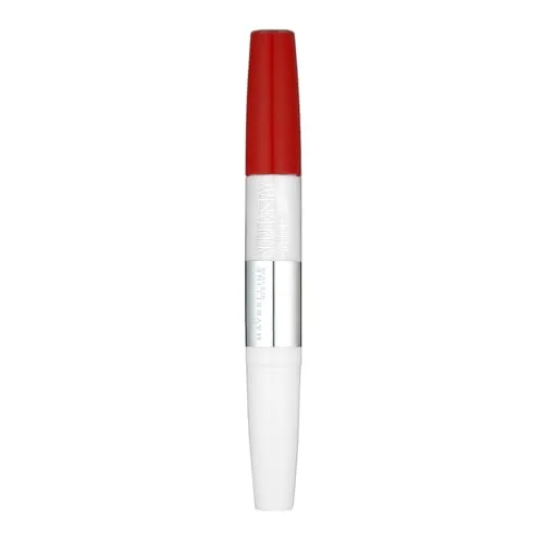 Maybelline New York Lippenstift, Super Stay 24H, Flüssig und langanhaltend, Nr. 542 Cherry Pie, 5g