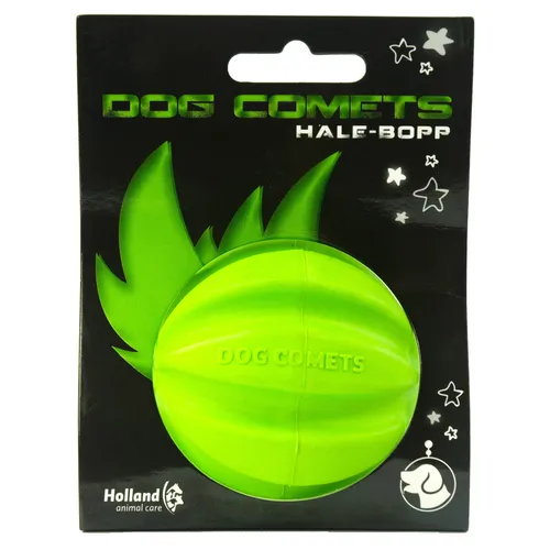 Dog Comets Hundespielzeug Ball Hale-Bopp 6cm grün Naturkautschuk robust