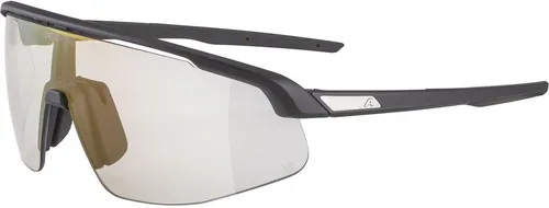 Alpina Turbo Pro Sonnenbrille - Schwarz - One Size - Sportbrillen mit polarisierten Gläsern für optimalen UV-Schutz und gestochen scharfe Sicht, ideal für Outdoor-Aktivitäten.