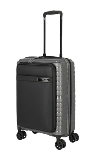 Travelite TRIENT 4-Rad Handgepäck Koffer 55 cm - Koffer aus robustem Polypropylen, kratzresistent und mit TSA Kombinationsschloss für sichere Reisen. Perfekt als Handgepäck mit Laptopfach und 42 Litern Volumen.