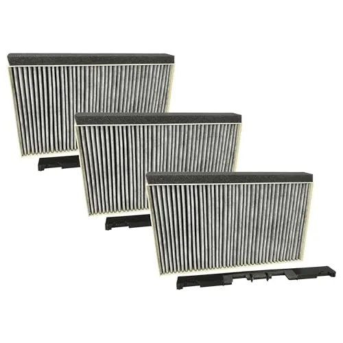 vhbw 3x Aktivkohlefilter kompatibel mit Constructa CZ5102X5/01, CZ5106X5/01 Dunstabzugshaube