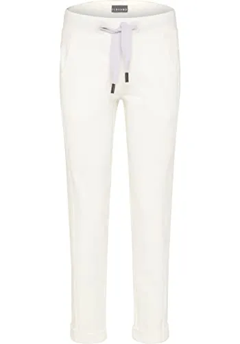 Elbsand Jogginghose Brinja 7/8 in Weiß, Größe XS - Sport-Jogginghose für Damen, ideal für aktive Freizeit mit atmungsaktivem Material und modernem Design.