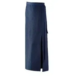 Exner Schürze mit Schlitz B 100 x L 100 cm : navy 65% Polyester 35%Baumwolle 220 g/m2