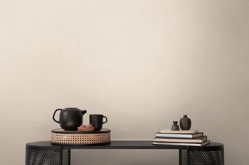 Vliestapete Leinen Struktur Stoffoptik Uni Modern Creme Beige 39341-6 (2,53€/1qm