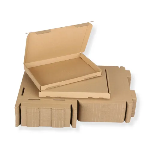 St. Großbriefkarton 230 x 160 x 20 mm DIN A5 braun Warenpost Faltkarton 50