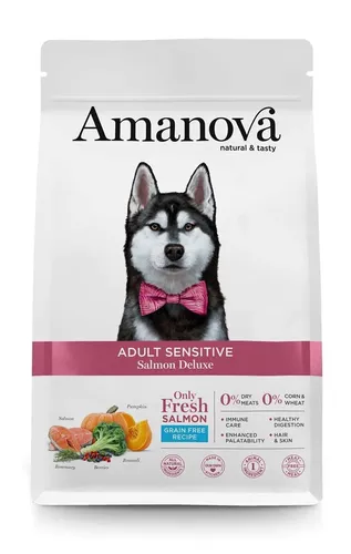 AMANOVA Adult Sensitive Salmon Deluxe - trockenfutter für Hunde - 8413037331924