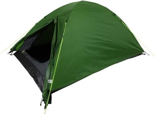 Regatta Evogreen 3-Personen Dome Zelt (What3words fähig) - Campingzelt für 3 Personen, aus recyceltem Polyester, wasserdicht mit 3.000mm Wassersäule und innovativem What3words System für einfaches Finden von Standorten.