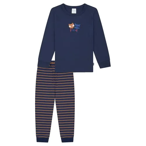 Schiesser Jungen Schlafanzug Set Pyjama lang