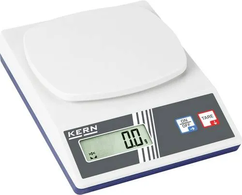 Kern Präzisionswaage Schulwaage 220 g - Feinwaage mit einfacher 2-Tasten-Bedienung, ideal für Schulen. Große Wägeplatte für Proben, praktische Zuwiegefunktion und flache Bauweise für platzsparende Aufbewahrung.