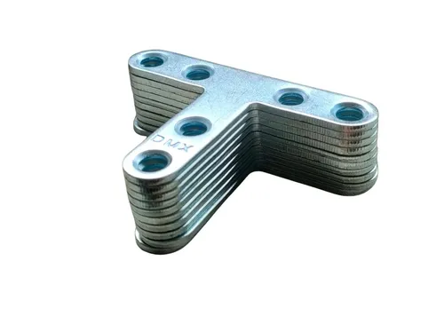 Winkelverbinder Möbelverbinder Flachverbinder T-Verbinder 70x50x13mm 2mm 10 Stk.