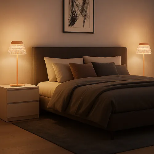 Stilvolle Tischleuchte 2er Set – Touchdimmer, Akku, pfirsichfarben - Moderne Tischleuchten in edler Kristalloptik mit Touchdimmer und kabellosem Akku. Ideal für stimmungsvolle Beleuchtung im Wohnzimmer oder Schlafzimmer.