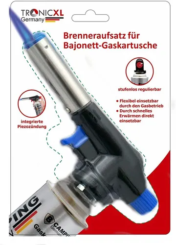 Aufsatz Brenner Gasbrenner Bunsenbrenner für 227g Gas Kartuschen Lötlampe Butan