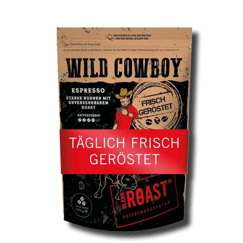 WILD COWBOY ESPRESSO in braun von Blank Roast Manufaktur AG