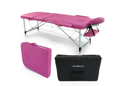 VENDOMNIA Massageliege Mobile Massageliege in pink von VENDOMNIA