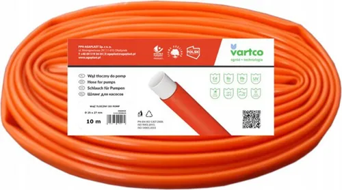 2-lagiger Entwässerungsschlauch für Tauchpumpen 10m - Gartenschlauch aus flexiblem PVC mit Textileinlage, UV-beständig und ideal für den ganzjährigen Einsatz. Leicht und platzsparend, perfekt für effiziente Entwässerung.